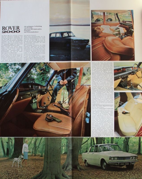 Rover 2000 Modelprogram 1966 Carbrochure (5083)
